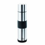 Thermosflasche JATA 838          * 1 L Schwarz/Silberfarben