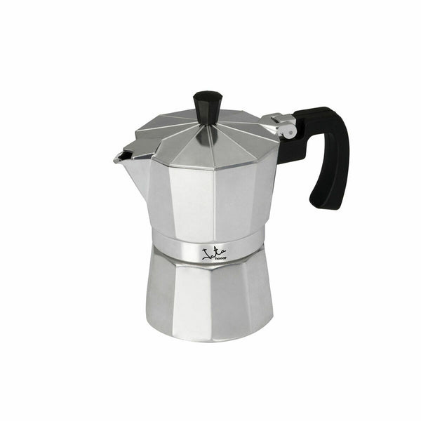 Italienische Kaffeemaschine JATA CCA12 Aluminium 12 Kopper Silberfarben