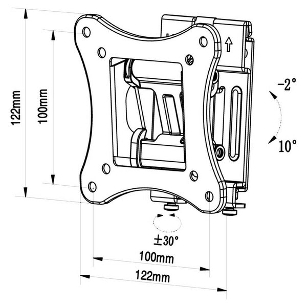 TV Halterung TM Electron 15 kg 10"-24"