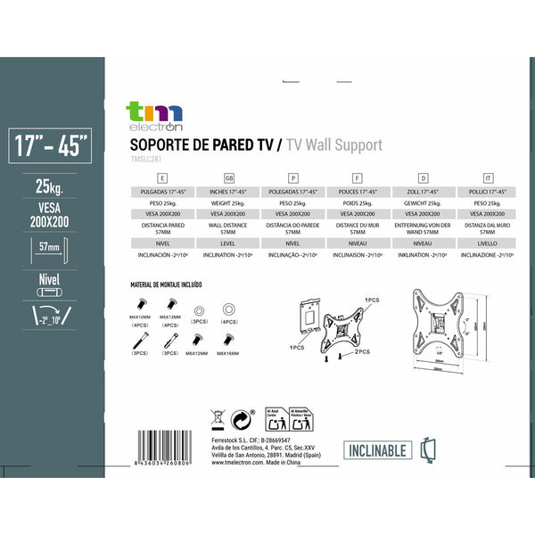 TV Halterung TM Electron 26"-40" 25 kg