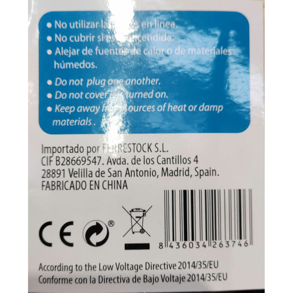 Steckdosenleiste mit 4 Steckdosen mit  Schalter TM Electron 3680 W