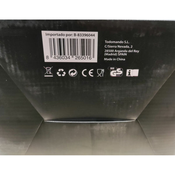 Elektrischer Wasserkocher mit LED-Licht TM Electron Edelstahl Creme
