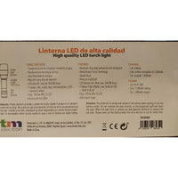 Taschenlampe LED TM Electron REC Schwarz 10W