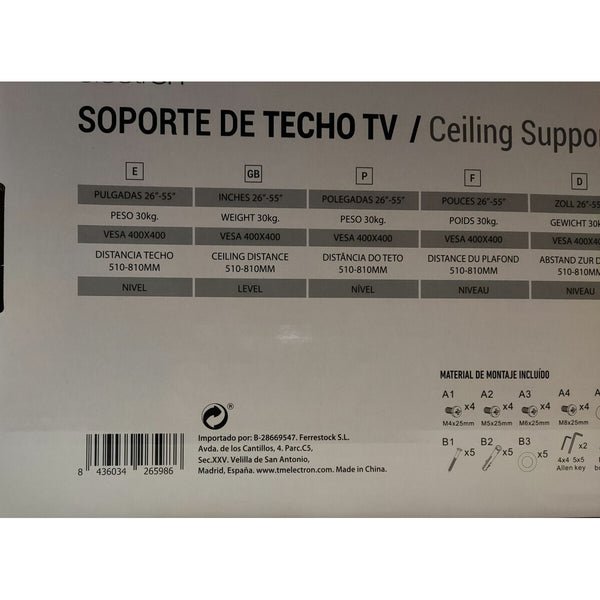 TV Halterung TM Electron 30 Kg 26-55"