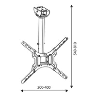 TV Halterung TM Electron 30 Kg 26-55"