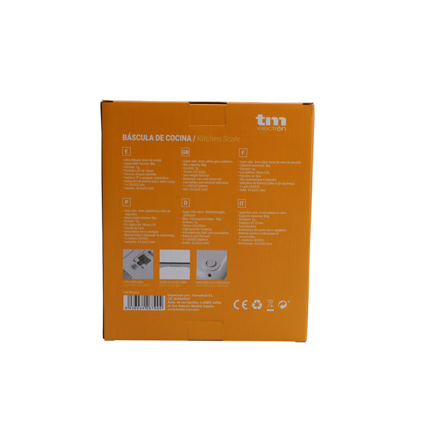 Küchenwaage TM Brombeere 8 kg (22,4 x 18,5 cm)