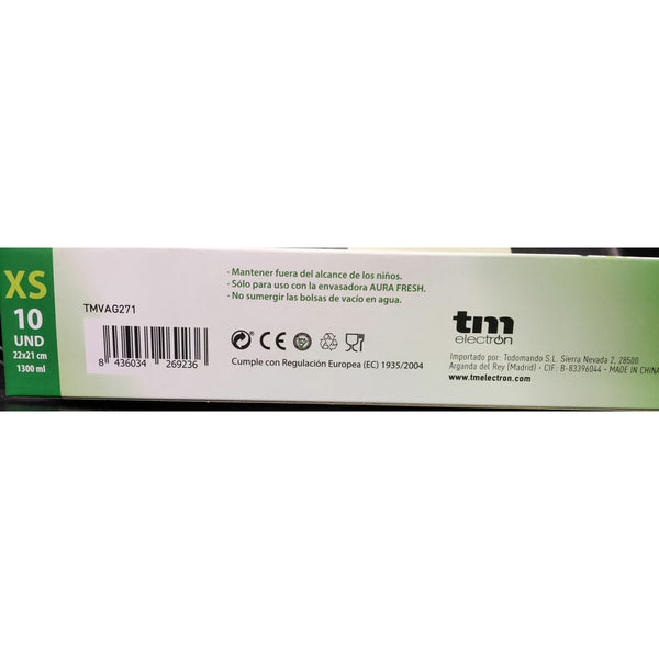 Vakuumierbeutel TM Electron Vakuum-Verpackung 22 x 21 cm (10 uds)