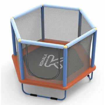 Kindertrampolin mit Sicherheitsnetz Ociotrends 140 X 110 CM
