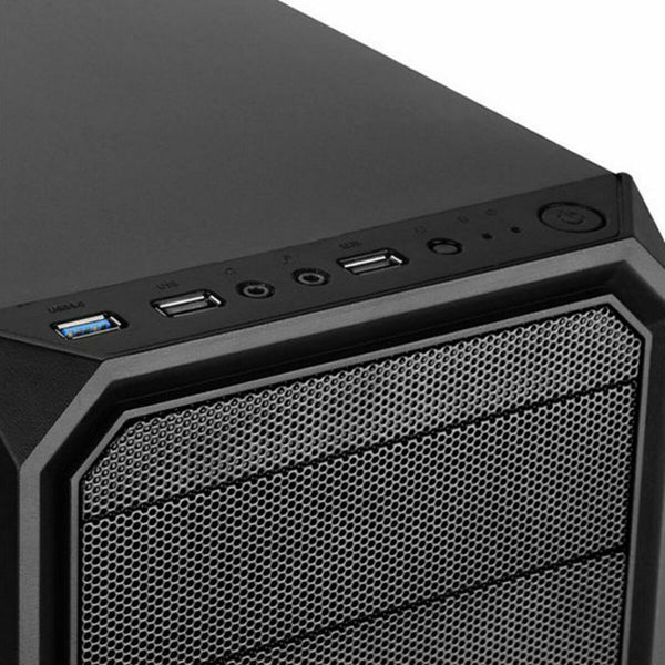 ATX Mini-Tower Gehäuse mit Kartenlesegerät Nox-Xtreme Coolbay MX2 Schwarz