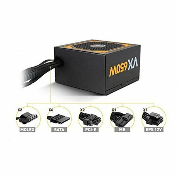 Stromquelle Nox-Xtreme NXURVX650BZ ATX 650 W 80 Plus Bronze