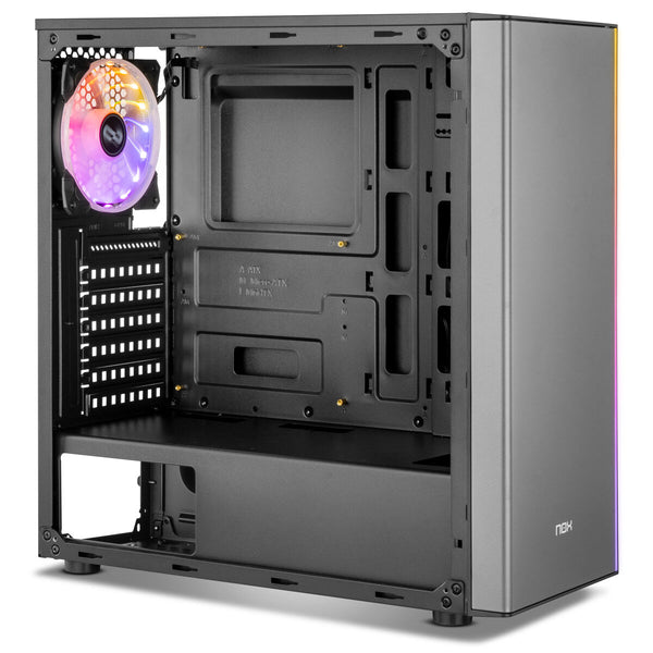 ATX Semi-Tower Gehäuse Nox-Xtreme Infinity Omega RGB Schwarz Grau