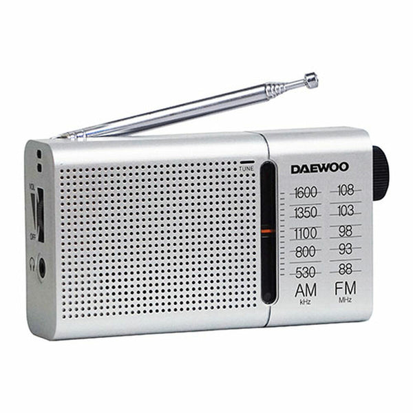 Tragbares Radio Daewoo Schwarz AM/FM