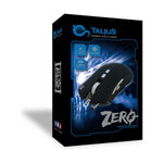 Gaming Maus Talius ZERO Schwarz Schwarz/Silberfarben