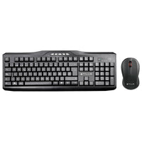 Tastatur mit Maus Talius KB-6001 Schwarz Qwerty Spanisch QWERTY