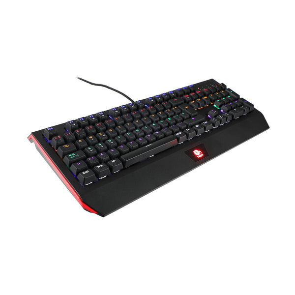 Gaming Tastatur Talius Rune Schwarz Schwarz/Rot Qwerty Spanisch