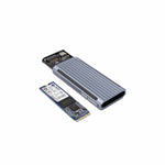 Gehäuse für die Festplatte CoolBox DG-MCM-NVME1 Silberfarben