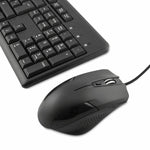 Tastatur mit Maus CoolBox COO-KTR-01U Schwarz Qwerty Spanisch QWERTY