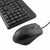 Tastatur mit Maus CoolBox COO-KTR-01U Schwarz Qwerty Spanisch QWERTY