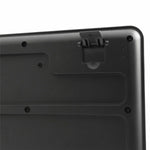 Tastatur mit Maus CoolBox COO-KTR-01U Schwarz Qwerty Spanisch