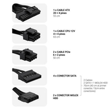 Stromquelle CoolBox COO-FAPW3-650 650 W 6 W