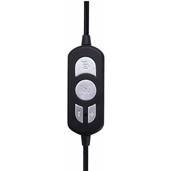 Kopfhörer mit Mikrofon Nilox NXAU0000002 Schwarz