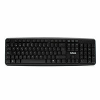 Tastatur Nilox NXKBE000002 Schwarz Qwerty Spanisch QWERTY