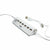 Hub USB Nilox NXHU7ALU2 Grau