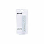 Hub USB Nilox NXHU7ALU2 Grau