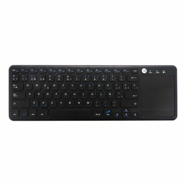 Touchpad mit Tastatur CoolBox CoolTouch Schwarz QWERTY