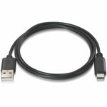 USB A zu USB-C-Kabel Aisens A107-0052 Schwarz 2 m