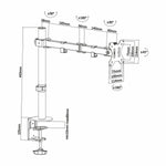 Bildschirm-Träger für den Tisch Aisens DT32TSR-039 32"