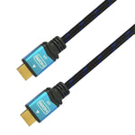 HDMI Kabel Aisens A120-0356 1 m Schwarz/Blau 4K Ultra HD