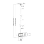 TV Halterung Aisens CT43TSE-053 23-42" 23" 50 kg