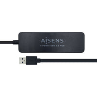 Hub USB Aisens A106-0399 Schwarz