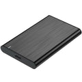 Festplattenhülle Aisens ASE-2525B USB 3.1 Schwarz USB USB 3.0 Micro USB B