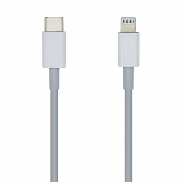 USB-C auf Lightning Verbindungskabel Aisens A102-0442 Weiß 1 m (1 Stück)