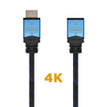 HDMI Kabel Aisens A120-0453 Blau Schwarz 2 m Verlängerungskabel