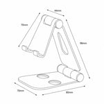 Smartphone- oder tablett-support Aisens MS2PM-086 Silberfarben Aluminium 8"