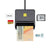 Kartenleser Aisens ASCR-SN02SD-BK Schwarz