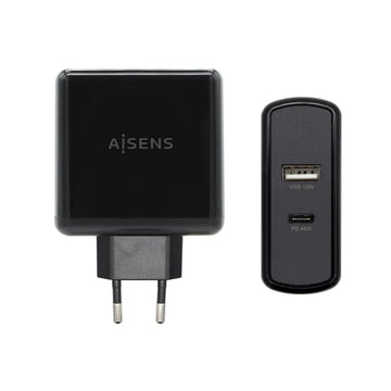 USB-Ladegerät für die Wand Aisens PD 3.0 USB-C 57 W Schwarz