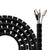 Kabel-Ordnungshilfe Aisens A151-0605 Schwarz