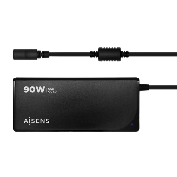 Laptopladekabel Aisens ASLC-90WAUTO-BK 90 W Universal