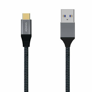 USB A zu USB-C-Kabel Aisens A107-0633 2 m Grau (1 Stück)