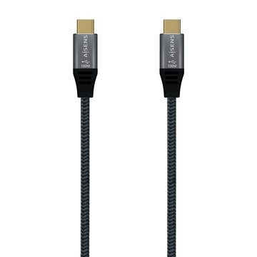 USB-C zu USB-C-Kabel Aisens A107-0634 Grau 2 m