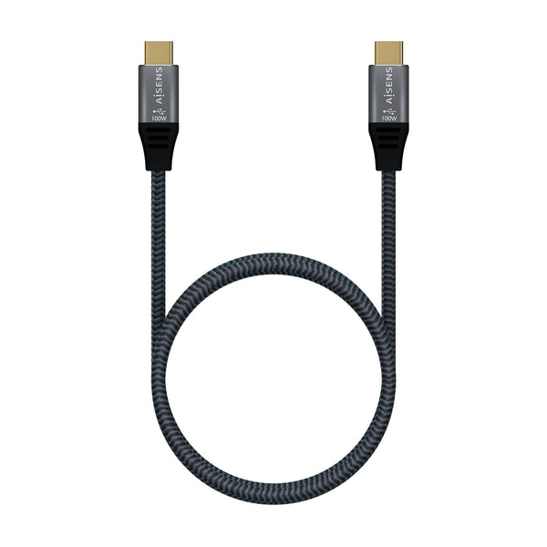 USB-C zu USB-C-Kabel Aisens A107-0634 Grau 2 m