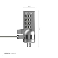 USB-Kabel Aisens ASLK-D40N01-SL Silberfarben 1,5 m