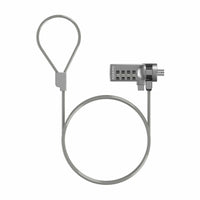 Sicherheitskabel Aisens ASLK-D40N01-SL Silberfarben 1,5 m