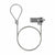 Sicherheitskabel Aisens ASLK-D40N01-SL Silberfarben 1,5 m