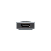Hub USB Aisens ASUC-4P002-GR Schwarz Grau