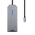 Hub USB Aisens ASUC-8P004-GR 4K Ultra HD Schwarz Grau